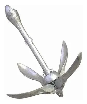 Ancora Folding Galv Fogo 1,5kg Jet Ski Caiaque Barcos Lancha
