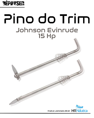 Pino Encosto Do Trim Johnson Evinrude 15 Hp Com Mola