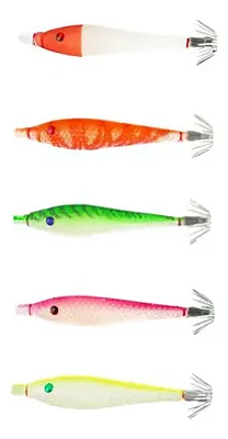 Kit 5 Iscas Artificial Albatroz Zangarilho 5,8cm Com Estojo