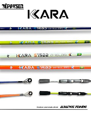 Vara de Pesca Maciça Albatroz Kara 502 1,50m 16lb para Molinete