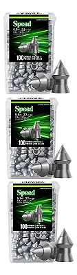 Kit 3 Chumbinho Speed 5.5mm Carabina 300 Unidade Perfura Top
