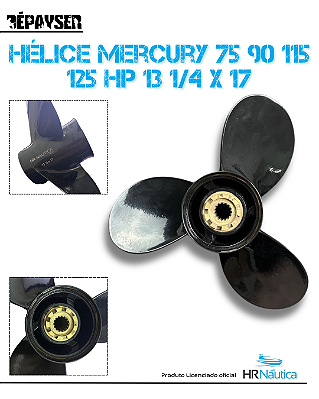 Hélice Motor Mercury Marine 75 90 115 125 Hp 13 1/4 X 17