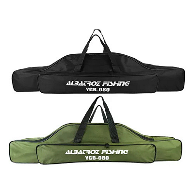Bolsa Porta Varas Semirigido 80cm Albatroz Ygb-080 Cor Preta e Verde