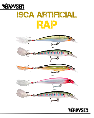 Kit 5 Iscas Rap Anti Enrosco Traíra Tucunaré Dépayser