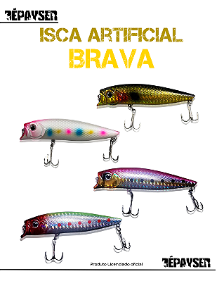 Kit 5 Isca Brava Importada Anti Enrosco Traíra Tucunaré Dépayser