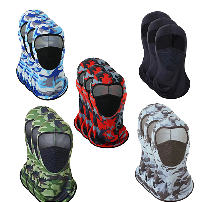 Kit 10 Bandanas Mascara De Pesca Balaclava Respirador Proteção