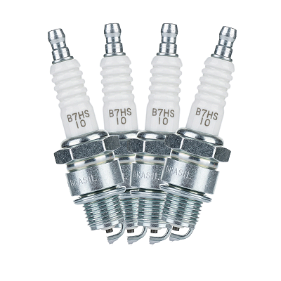 Jogo De 4 Velas de Ignição B7HS-10 Motor Popa Yamaha 8/15hp Suzuki 15/25hp