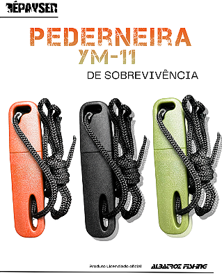 Pederneira De Sobrevivência Albatroz Fishing Preto / Verde / Laranja - Ym-11