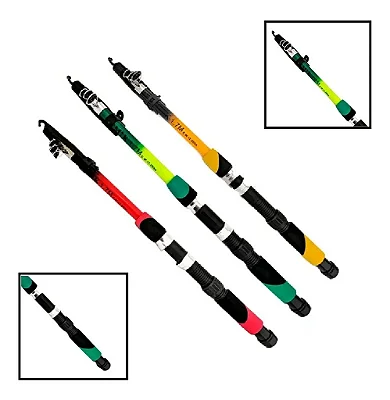 Vara de Pesca para Molinete Telescópica 1,70m 12-20lb Compacta 5 Partes