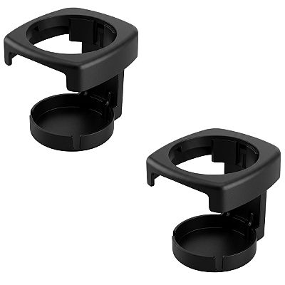 Kit 2 Porta Copos Dobrável Universal Preto Para Carro Barco Caminhão Stanley