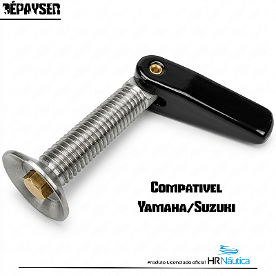Parafuso do Cavalete Yamaha 15 20 25 30 HP e Suzuki PCY 002 - HR Náutica