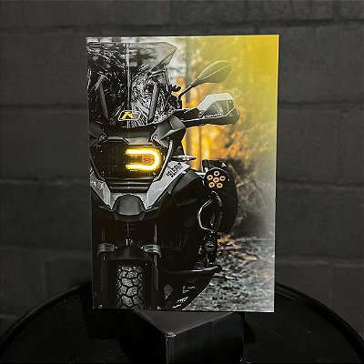 Quadro Decorativo Moto Bmw Com Led Quarto Sala Escritorio