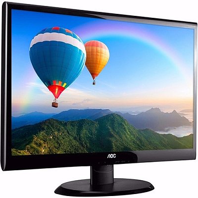Monitor 18,5 Aoc Lcd Widescreen Vga Hdmi E970SWHNL