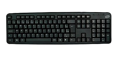 Teclado Para Computador Usb Preto Abnt2 Tc310 Newlink