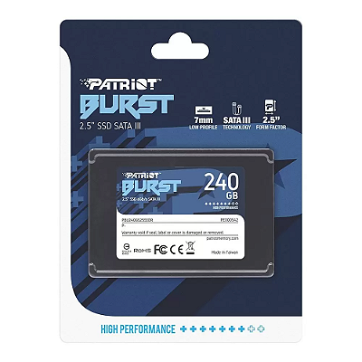 SSD Patriot Burst Elite, 240GB, SATA III, 450MB/s, 320MB/s