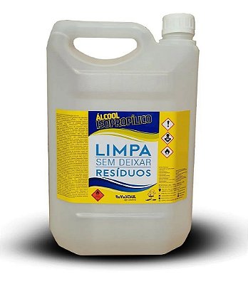 Alcool Isopropilico 99,8% 5 Litros Revestsul