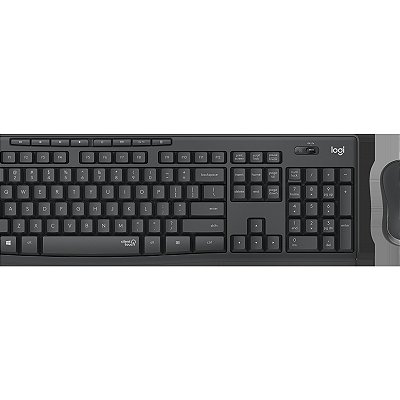 Kit Teclado E Mouse Sem Fio Logitech Mk295 Silent Abnt2 Pt