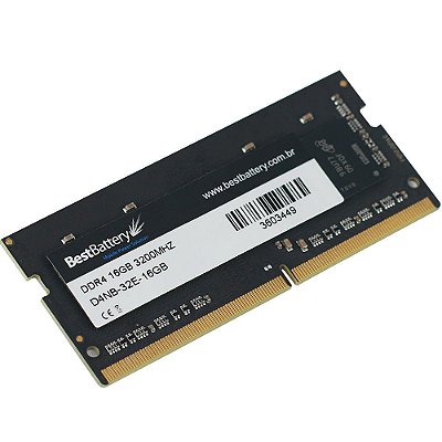 Memoria Ddr4 Notebook 16Gb 3200MHz Best Battery