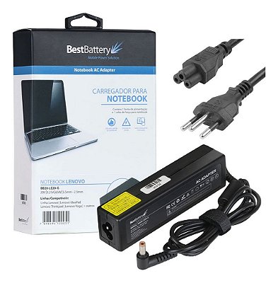 Fonte Para Notebook Lenovo Ideapad 20V 3,25A 65W 5,5*2,5mm