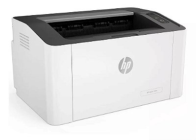 Impressora função única HP LaserJet 107a branca e preta 110V