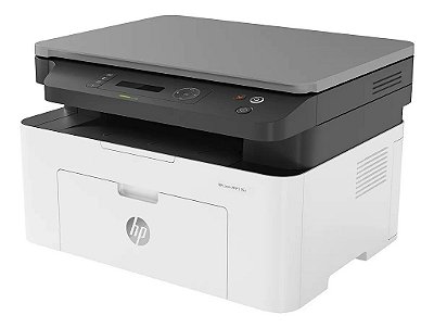 Impressora multifuncional HP Laser MFP 135a branca e cinza 110V
