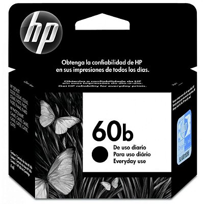 HP EVERYDAY 60b CARTUCHO DE TINTA PRETO(4,5 ml)