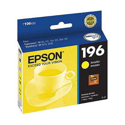CARTUCHO T196420-BR AMARELO DURABRITE ULTRA P/ XP-204 E XP-401 4ml