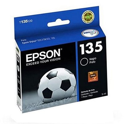 Cartucho Epson T135120 T25/Tx123/Tx125/Tx135 Original Preto 5Ml