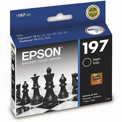 Cartucho Original Epson 8Ml Preto T197