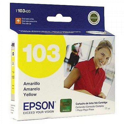 CARTUCHO DE TINTA T103420-BR AMARELO 11 ml EPSON