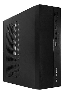 Micro Gabinete Atx Slim Fonte 200w Bluecase Usb Mini-itx
