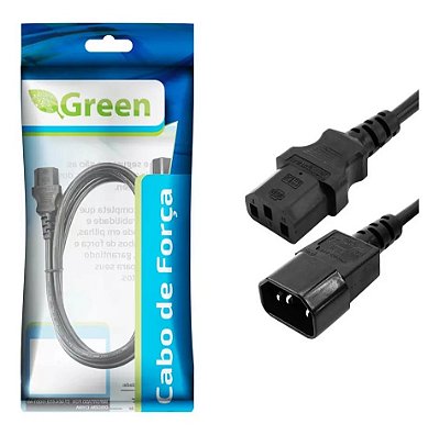 Cabo Extensor Tripolar Força Padrão 2m 3x075x5,mm Green