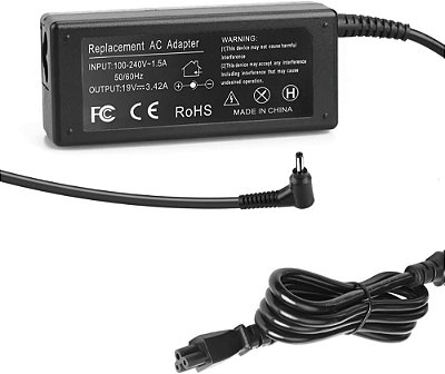 Fonte Para Notebook Acer 19v 2.37a Pino Fino 45w 3.5*1.1mm