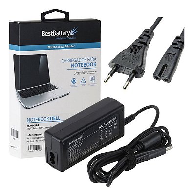 Fonte Para Notebook Dell 19.5V 4.62A 90W Pino Grosso 7,4*5,0mm