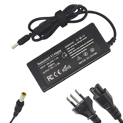 Fonte Para Notebook Samsung 19V 3.16A Pino 5,5*3.0mm Knup
