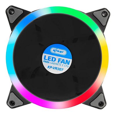 Cooler Fan para Gabinete E Cpu 120Mm X 25Mm com Led KP-VR307 KNUP