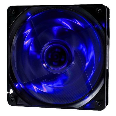 Cooler Fan 4 Leds 120mm Oex Game F10 120x120x25 Azul