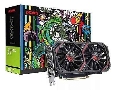 Placa De Vídeo Pcyes Geforce Gtx 1660 Ti 6gb Gddr6 192bits