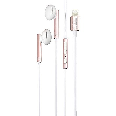 Fone de Ouvido C/ Fio Modelo Epl-052b Branco Maketech