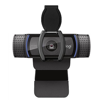 WebCam Usb Full Hd 1080p C920s C/mic Hd Pro Preto Logitech