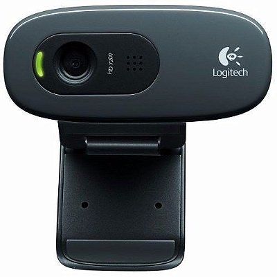 Webcam C270 Usb 720p Hd 30fps Com Microfone Logitech