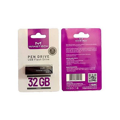 PEN DRIVE 32GB MODELO PD283P MARCA MAKETECH