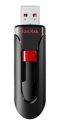 PEN DRIVE SANDISK CRUZER GLIDE SDCZ60 32GB PRETO SDCZ60032GB35