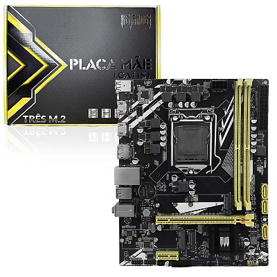 Placa Mãe 1151 H110 Intel 6ª/7ª/8ª/9ª Ger Até 64gb M.2 Nvme