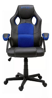 Cadeira Gamer Bright Ergonômica Reclinável Azul 120kg