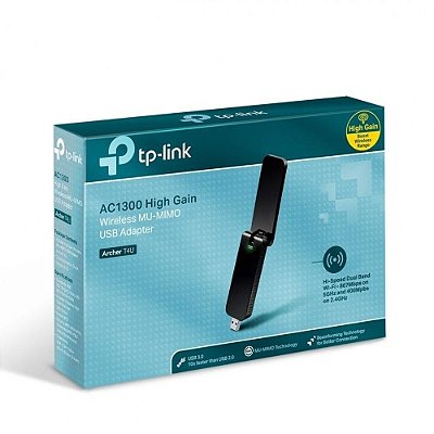 Adaptador Usb Dual Band Wireless Ac1300 Archer T4U Tp-Link