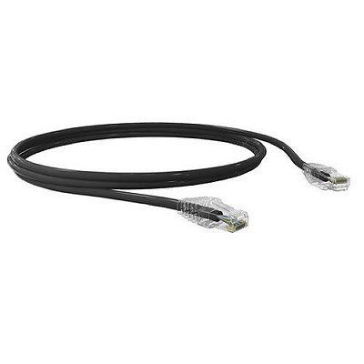 Patch Cord U/UTP CAT.5E SohoPlus CMX - 1.5m - Preto Certificado