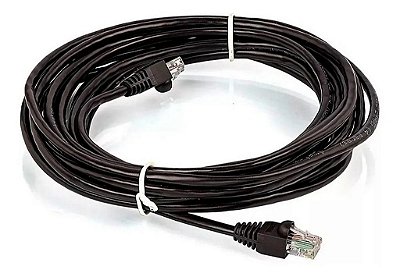 Patch Cord Cat.5E 10M Preto Pc-Ethu100Bk Plus Cable