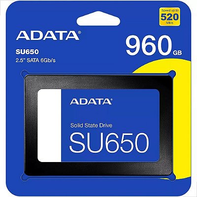 Ssd Adata 960Gb 2,5 Sata Iii 6Gbs Asu650Ss960Gtr