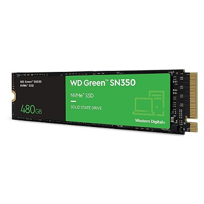 Ssd Wd Green 480Gb M2 Nvme 2280 Sn350 Wds480G2G0C
